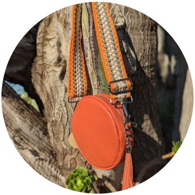 Pelle Redondo (260) NARANJA-CINTURON BOLSOS (110)-6 (3) АКЦИЯ