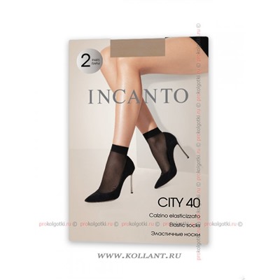 City 40 Calzino, 2 PairsIncanto