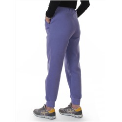 2623 LILAC Штаны утепленные спортивные женские (85% хлопок, 10% полиэстер, 5% спандекс)