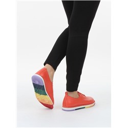 03-XKL23-018 CORAL Полуботинки женские (натуральная кожа)