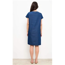 Платье джинс F412-0336 blue