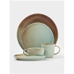 Кружка Magistro Sand Ripples, 300 мл, фарфор, голубая