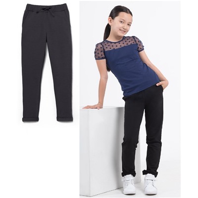Брюки дев Cherubino 70064-48 сер М 30%