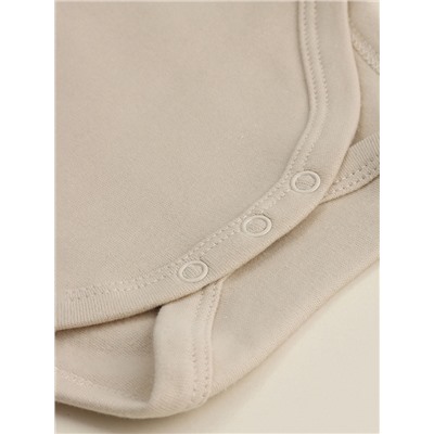 Набор боди SL HOME, рост 80-86 см, бежевый, кофейный