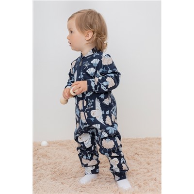Комбинезон индиго, волшебные совы к419 Crockid