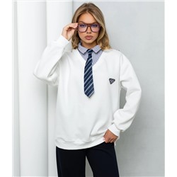 Свитшот #КТ759, белый