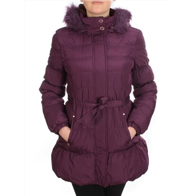 B-38 DARK VIOLET Куртка зимняя женская NO NAME (100 гр. холлофайбер)