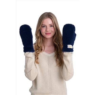 Варежки меховые на резинке ИНДИГО