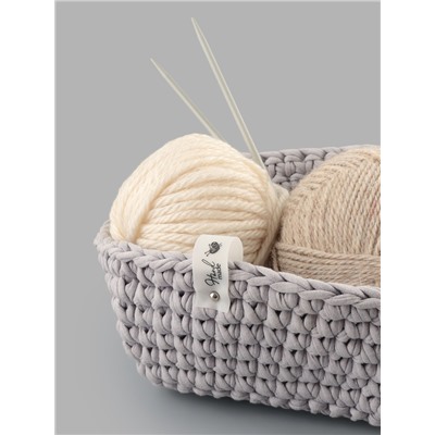 Бирка с кнопкой Hand made, 8×1.8 см, 10 шт., белая, чёрная