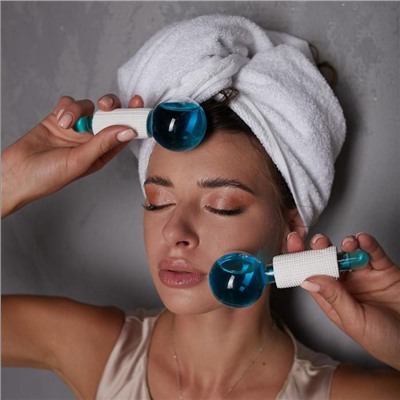 Массажер, криосферы охлаждающие Face massager, d=5 см, 5×13 см