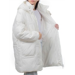 3061 WHITE Пуховик зимний женский (80% пух, 20% перо)