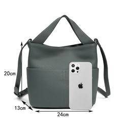 Женская сумка, кожа, MIRONPAN  560608 Бирюзовый