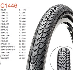 Покрышка CST 24 X1.75 TRAVELLER CITY CLASSIC C1446 City