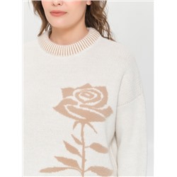 Джемпер вязаный с длинными рукавами