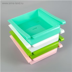Полка подвесная в холодильник, 22×20×7 см, МИКС