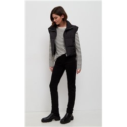Джинсы утепленные женские Slim Fit F122-0140W black