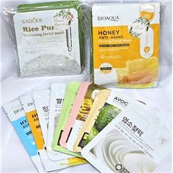 Набор 10 тканевых масок ассорти