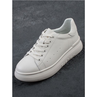 03-YC151-3 LT. BEIGE Кеды женские (натуральная кожа)
