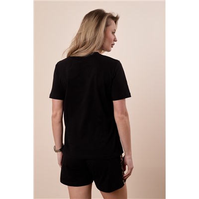 Костюм футболка и шорты  М326047Пчб