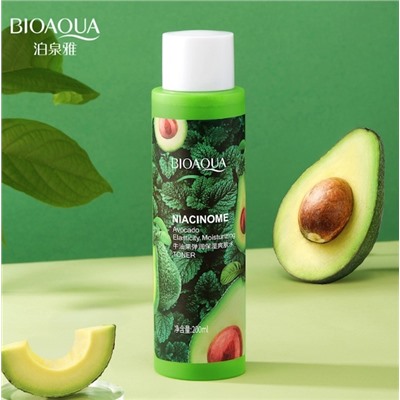 Увлажняющий тонер c авокадо и ниацинамидом Bioaqua Avocado Niacinome Elasticity Moisturizing TonerКосметика уходовая для лица и тела от ведущих мировых производителей по оптовым ценам в интернет магазине ooptom.ru.
