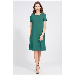 Bazalini 4843 зеленый, Платье,  Накидка