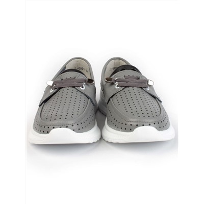 03-ZL-8861 DK. GRAY Полуботинки женские (натуральная кожа)