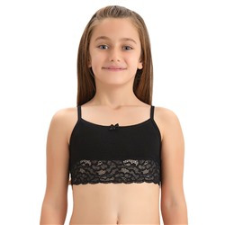 4940-02 Топ девочка черный (BAYKAR)