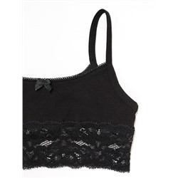 4940-02 Топ девочка черный (BAYKAR)