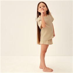 Пижама детская SL HOME, размер 38 (146-152 см), бежевая