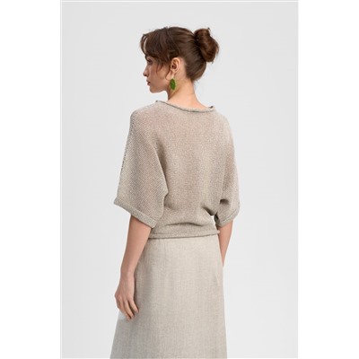 Джемпер — Д346 серый меланж