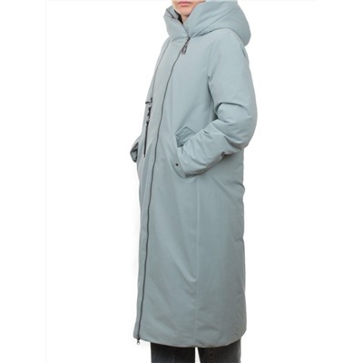 H269 BLUE Пальто зимнее женское (170 гр. холлофайбер)
