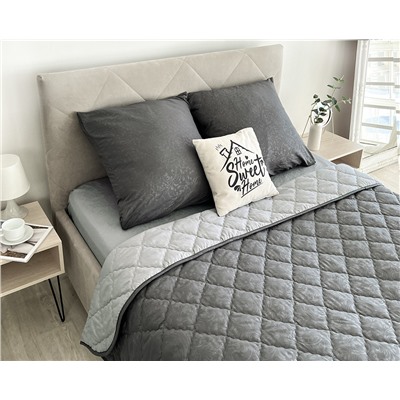 Комплект без белья Набор с одеялом КМ-003 графит-серый