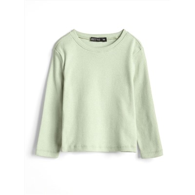 Фуфайка (футболка) с длинным рукавом+Юбка, Laurel Green 15-6313