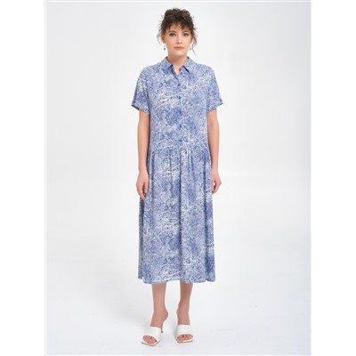 Платье из вискозы с принтом