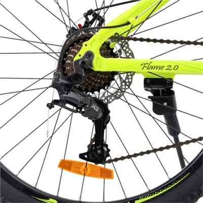 Велосипед 26" рама 17" 21sp COMIRON FLAME зелёный лайм