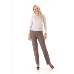Женские летние брюки Классика резинка кофе с молоком