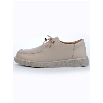 01-D7583-5 BEIGE Ботинки демисезонные женские (натуральная кожа)