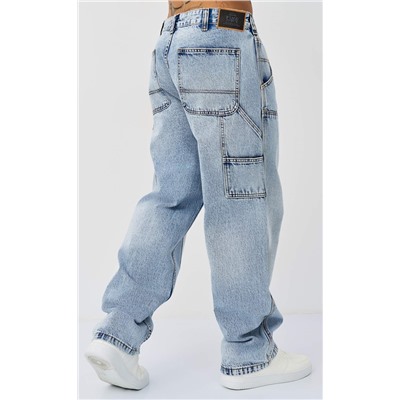 Джинсы муж. F611-0127 l.blue