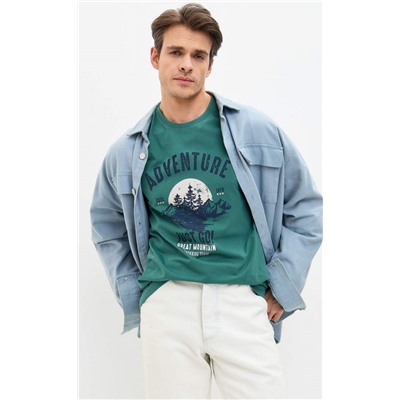 Футболка F411-06-838 d.green