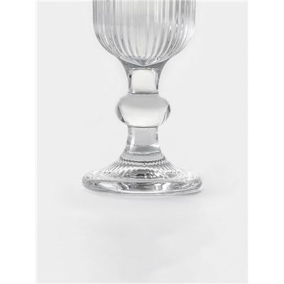 Бокал для шампанского Magistro «Грани», 150 мл, 5.5×18.5 см, стекло, прозрачный