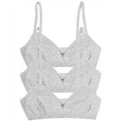 4486-20 Топ для девочки серый (BAYKAR)