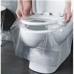 Набор дорожных накладок на унитаз одноразовые (10 шт.)