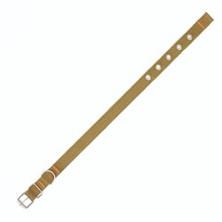 Ошейник брезентовый однослойный, 52×2 см, песочный