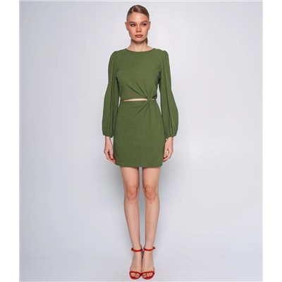 Платье #ОКТ025014, зелёный