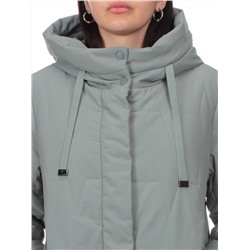 1120 GRAY Пальто зимнее облегченное женское (холлофайбер 150 гр.)