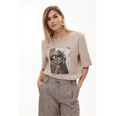 NiV NiV fashion 421 бежевый, Футболка