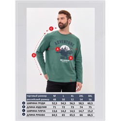 Лонгслив F411-1001-838 d.green