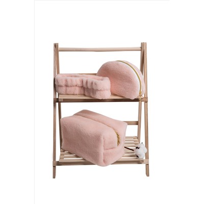 Набор косметичек Тедди пудра