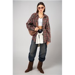Рубашка женская в клетку Happyfox