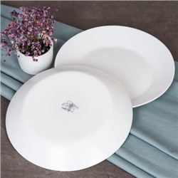Столовый набор 14 предметов Евро с вазой для фруктов 13PCS-75675-YF-(White)